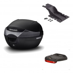 SHAD Baul trasero + herraje montaje luz de freno SH33 SH 33 KIT-182171