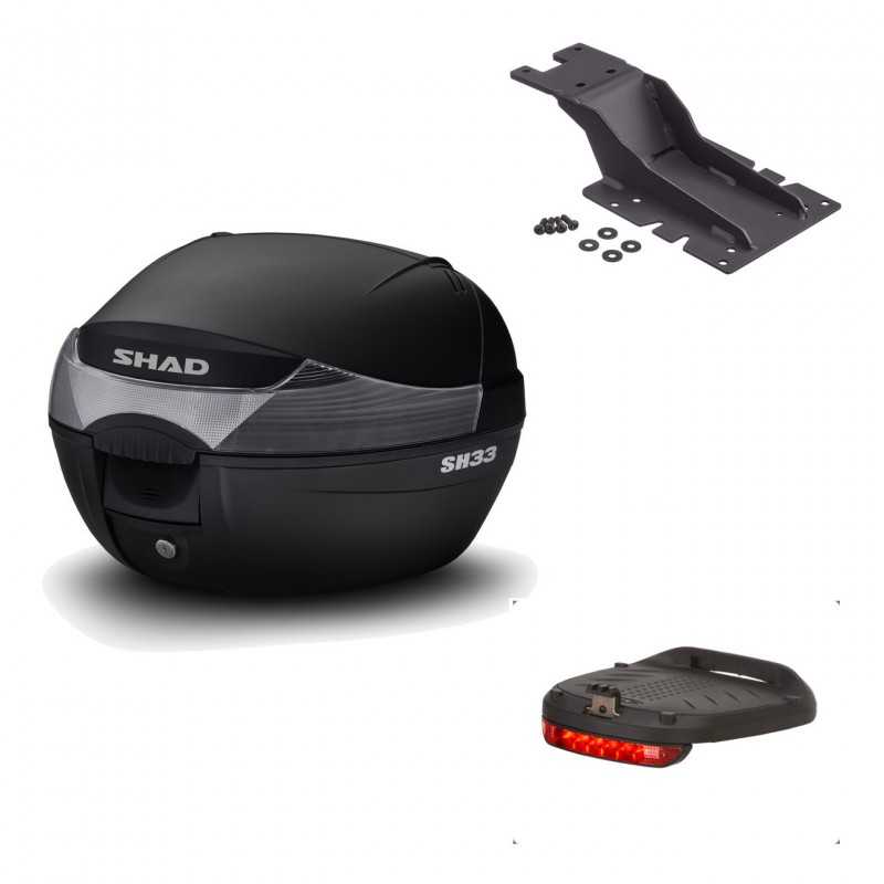 SHAD Baul trasero + herraje montaje luz de freno SH33 SH 33 KIT-182171