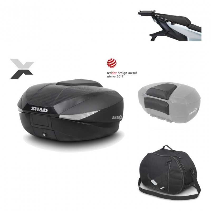 SHAD Baul trasero + herraje montaje accesorios SH58X KIT-182421