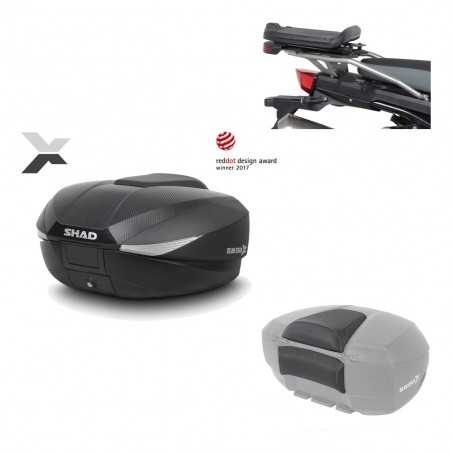 SHAD Baul trasero + herraje montaje respaldo de pasajero SH58X KIT-182371