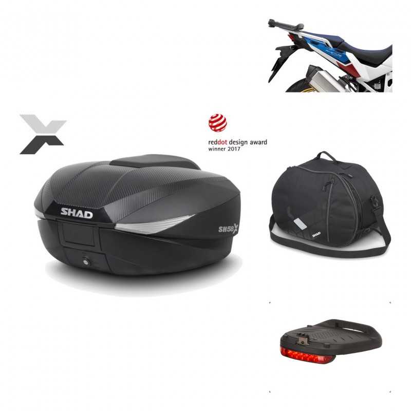 SHAD Baul trasero + herraje montaje accesorios SH58X KIT-182522