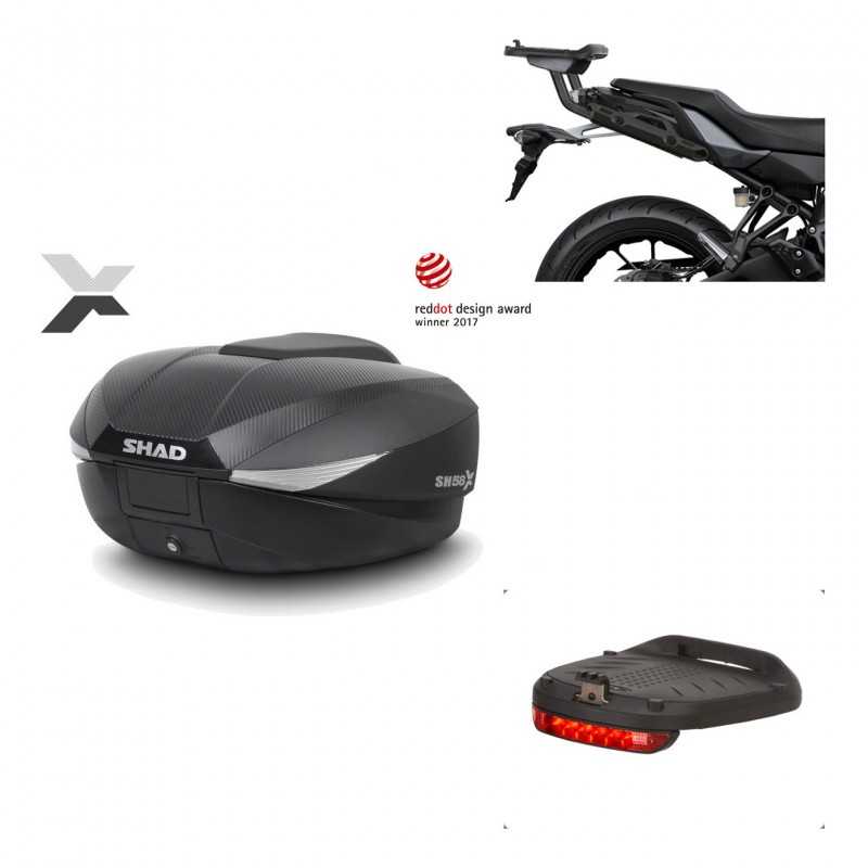 SHAD Baul trasero + herraje montaje luz de freno SH58X KIT-182472
