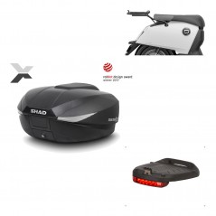 SHAD Baul trasero + herraje montaje luz de freno SH58X KIT-182572