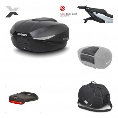 Rear trunk + mounting hardware + accessories  SH58X