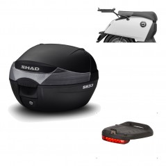 SHAD Baul trasero + herraje montaje luz de freno SH33 SH 33 KIT-182223