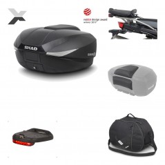Rear trunk + mounting hardware + accessories  SH58X