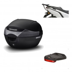 SHAD Baul trasero + herraje montaje luz de freno SH33 SH 33 KIT-182175