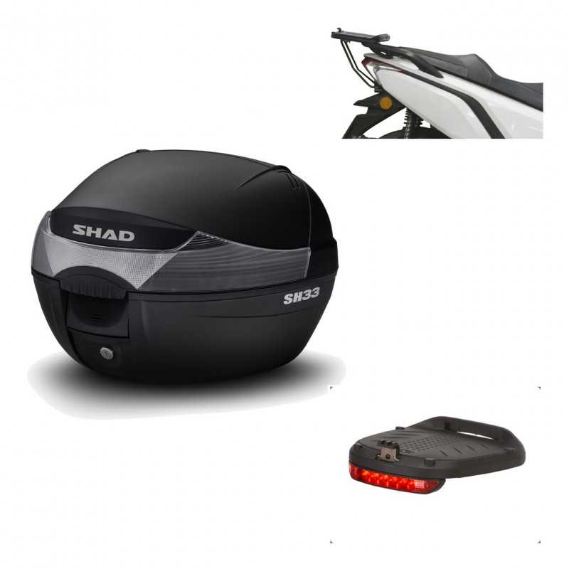 SHAD Baul trasero + herraje montaje luz de freno SH33 SH 33 KIT-182175
