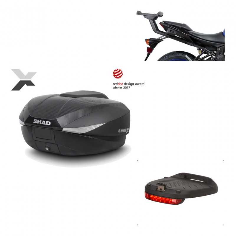 SHAD Baul trasero + herraje montaje luz de freno SH58X KIT-182376