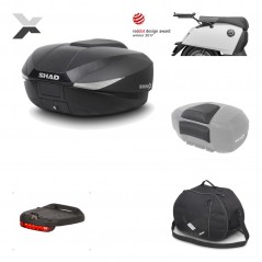 Rear trunk + mounting hardware + accessories  SH58X