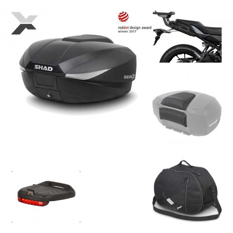 SHAD Baul trasero + herraje montaje accesorios SH58X KIT-182478