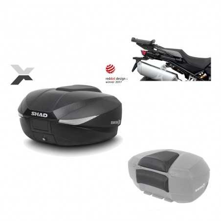 SHAD Baul trasero + herraje montaje respaldo de pasajero SH58X KIT-182427