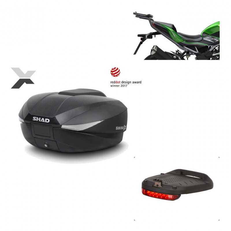 SHAD Baul trasero + herraje montaje luz de freno SH58X KIT-182528