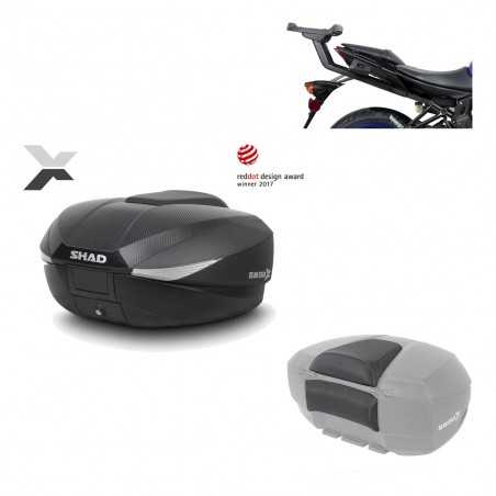 SHAD Baul trasero + herraje montaje respaldo de pasajero SH58X KIT-182379