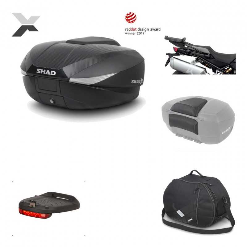 Rear trunk + mounting hardware + accessories  SH58X