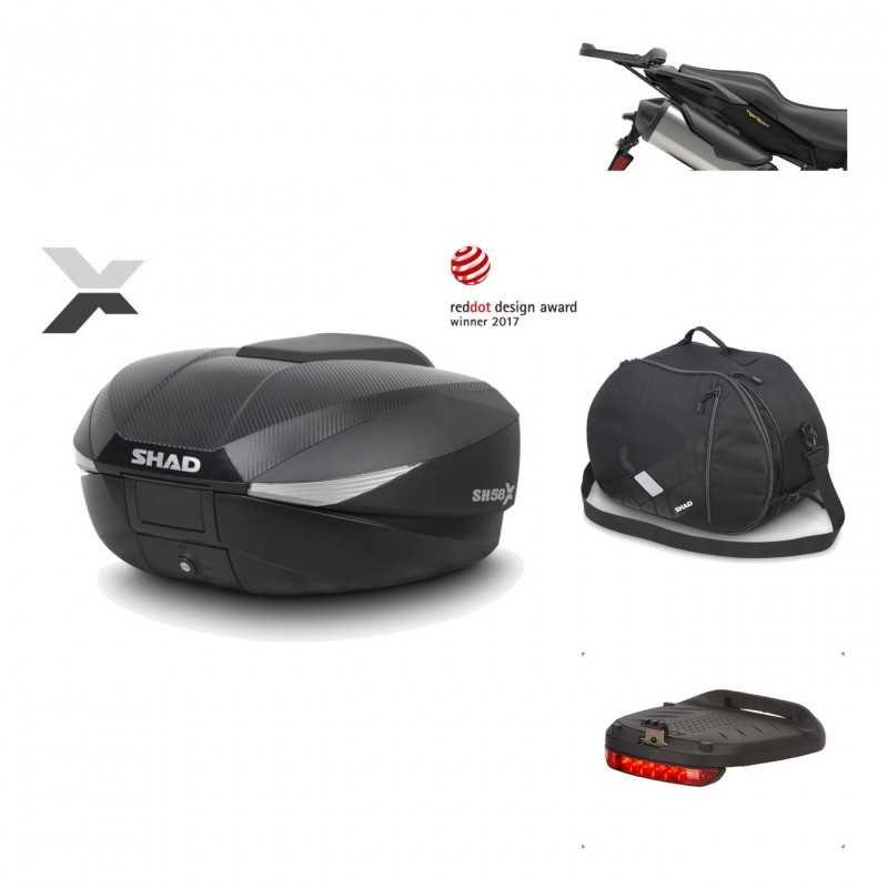 Rear trunk + mounting hardware + accessories  SH58X