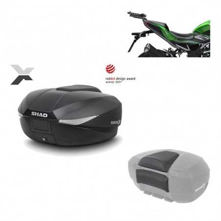 SHAD Baul trasero + herraje montaje respaldo de pasajero SH58X KIT-182531