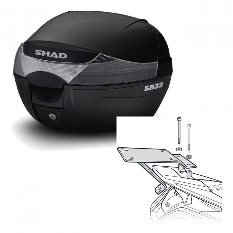 SHAD Baul trasero + herraje montaje SH33 SH 33 KIT-182137