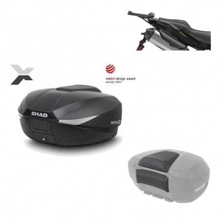SHAD Baul trasero + herraje montaje respaldo de pasajero SH58X KIT-182283
