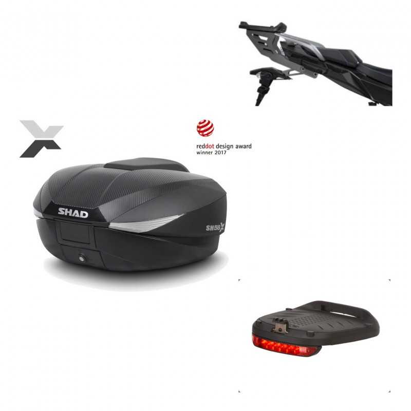 SHAD Baul trasero + herraje montaje luz de freno SH58X KIT-182384