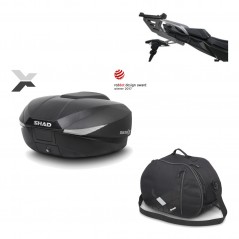 SHAD Baul trasero + herraje montaje bolsa interna SH58X KIT-182385