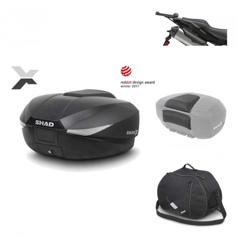 Rear trunk + mounting hardware + accessories  SH58X