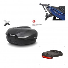 Back trunk + big top fitting + brake light  SH58X