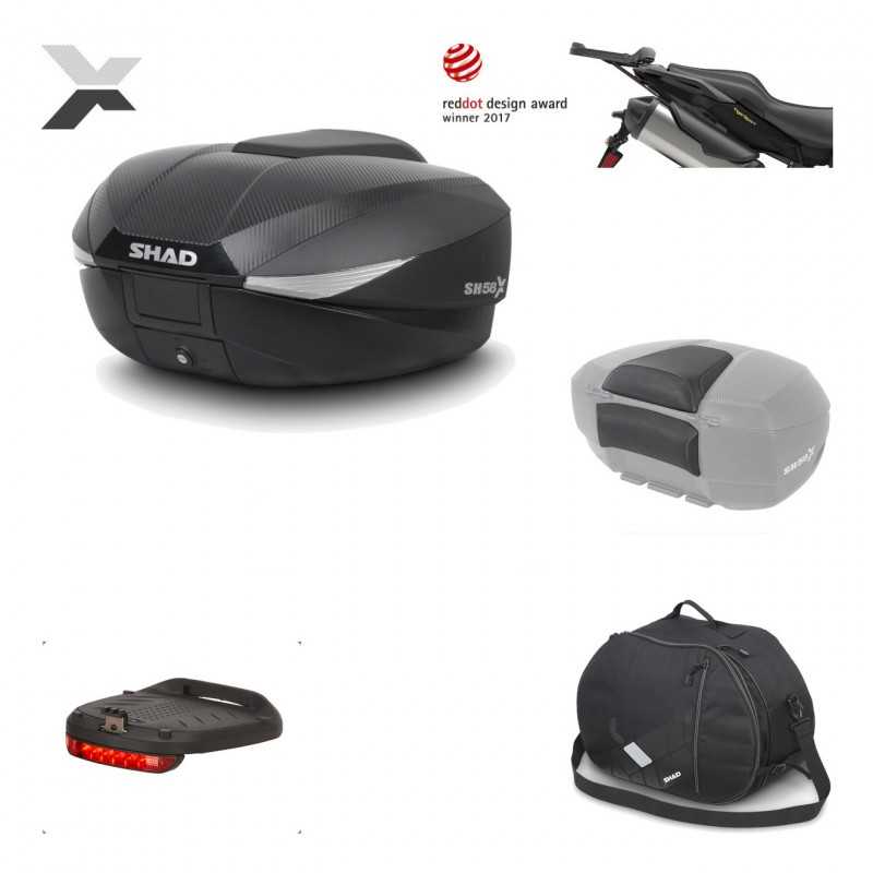 SHAD Baul trasero + herraje montaje accesorios SH58X KIT-182286