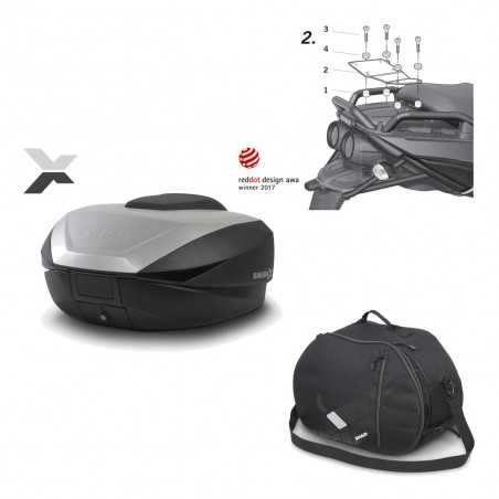 Back trunk + big top fitting + internal bag SH59X ALU