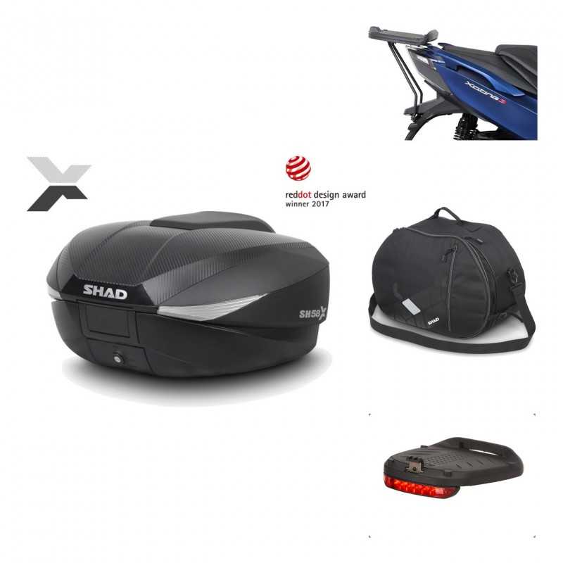 Rear trunk + mounting hardware + accessories  SH58X