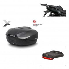 SHAD Baul trasero + herraje montaje luz de freno SH58X KIT-182488