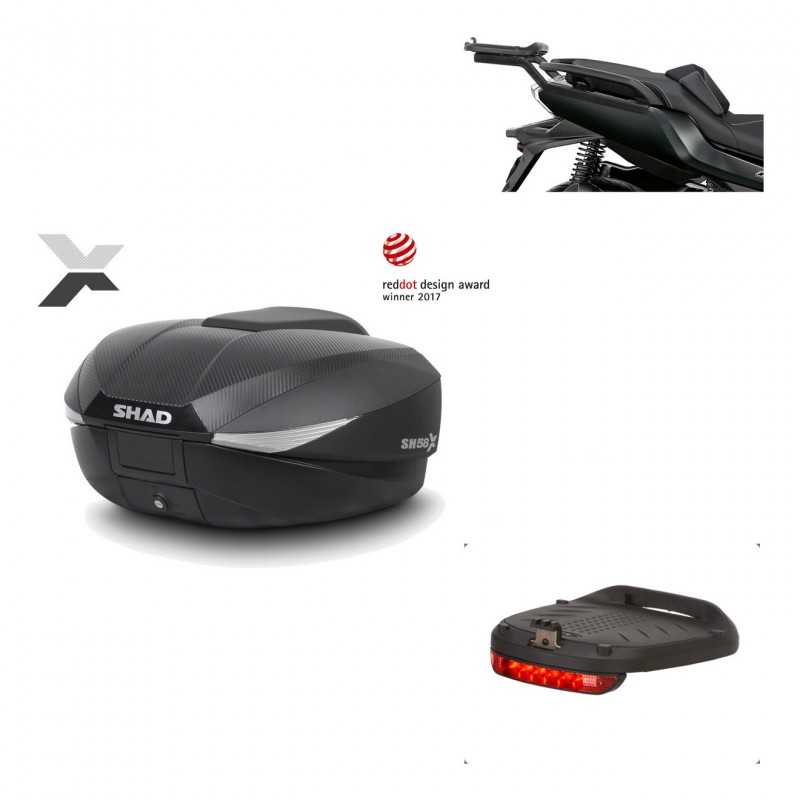 SHAD Baul trasero + herraje montaje luz de freno SH58X KIT-182488