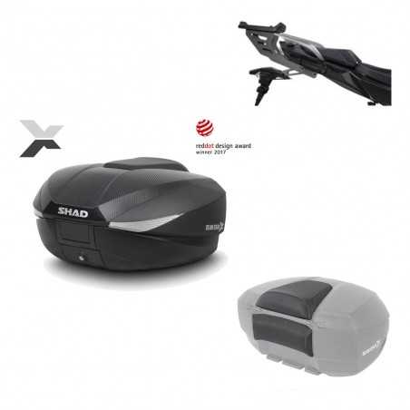 SHAD Baul trasero + herraje montaje respaldo de pasajero SH58X KIT-182387