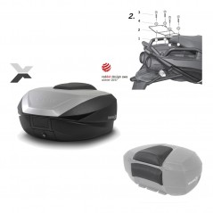 Back trunk + big top fitting + passenger support  SH59X ALU