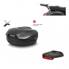 SHAD Baul trasero + herraje montaje luz de freno SH58X KIT-182536