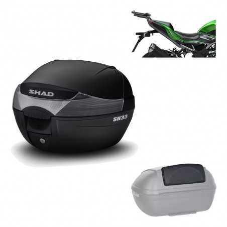 SHAD Baul trasero + herraje montaje respaldo de pasajero SH33 SH 33 KIT-182188
