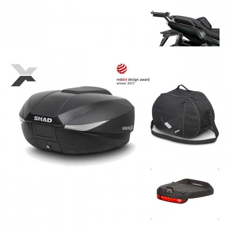 SHAD Baul trasero + herraje montaje accesorios SH58X KIT-182490