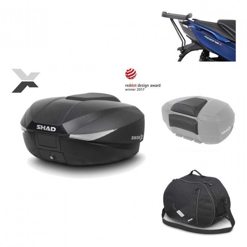 Rear trunk + mounting hardware + accessories  SH58X