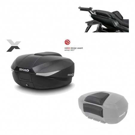 SHAD Baul trasero + herraje montaje respaldo de pasajero SH58X KIT-182491
