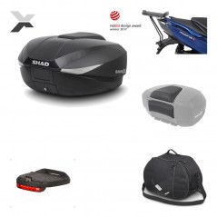 Rear trunk + mounting hardware + accessories  SH58X