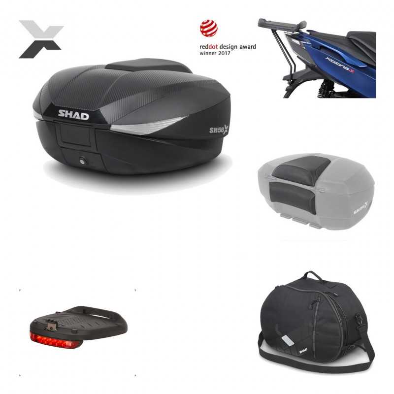 SHAD Baul trasero + herraje montaje accesorios SH58X KIT-182342