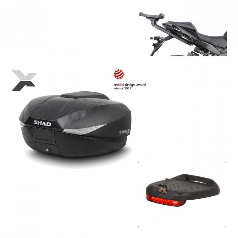 SHAD Baul trasero + herraje montaje luz de freno SH58X KIT-182440