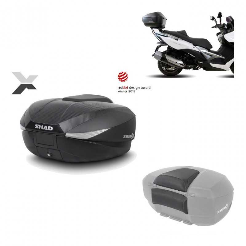 SHAD Baul trasero + herraje montaje respaldo de pasajero SH58X KIT-182243