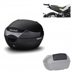SHAD Baul trasero + herraje montaje respaldo de pasajero SH33 SH 33 KIT-182192