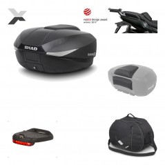 Rear trunk + mounting hardware + accessories  SH58X