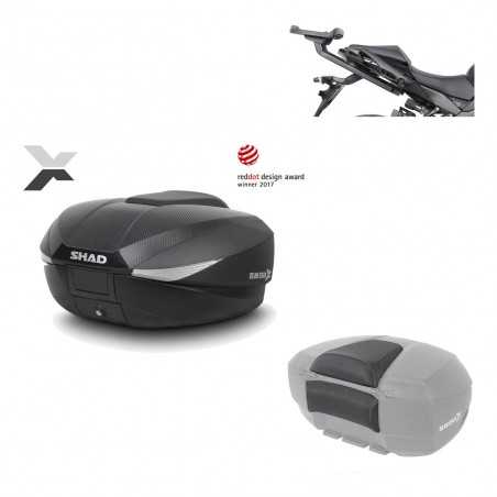 SHAD Baul trasero + herraje montaje respaldo de pasajero SH58X KIT-182443