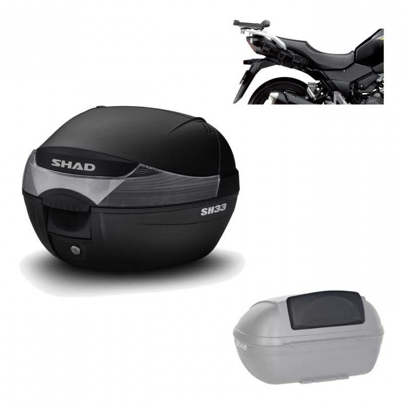 SHAD Baul trasero + herraje montaje respaldo de pasajero SH33 SH 33 KIT-182152