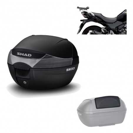 SHAD Baul trasero + herraje montaje respaldo de pasajero SH33 SH 33 KIT-182152