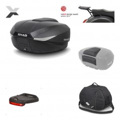 Rear trunk + mounting hardware + accessories  SH58X