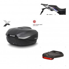 Back trunk + big top fitting + brake light  SH58X